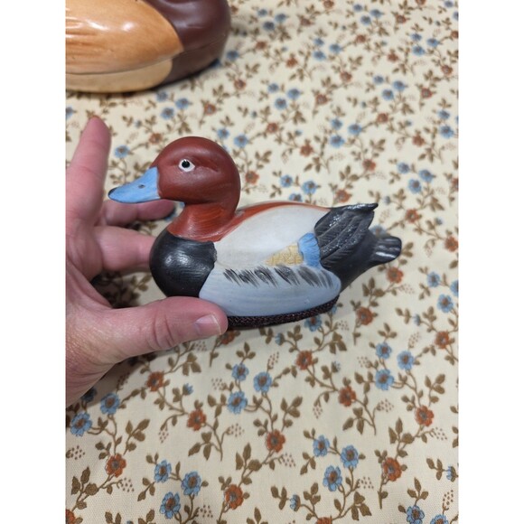 Vintage Ceramic Duck Figurines Collection - Mallard, Teal, Miniature - Picture 5 of 13